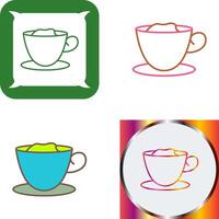 cremoso café icono diseño vector