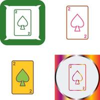 Spades Card Icon Design vector