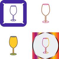 Wine Glass Icon Design vector