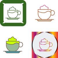Latte Icon Design vector