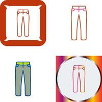 Trousers Icon Design vector