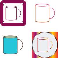 Coffee Mug Icon Design vector