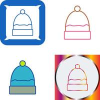 Warm Cap Icon Design vector