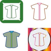 Check Shirt Icon Design vector