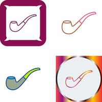 Smoking Pipe Icon Design vector