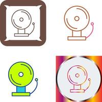 Unique Fire Alarm Icon Design vector