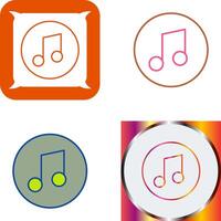 Music Player Icon Design vector