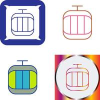 Cable Car Icon Design vector