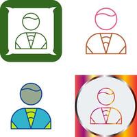 Man Icon Design vector