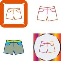 Shorts Icon Design vector