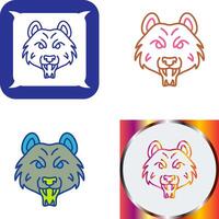 diseño de icono de oso vector