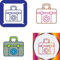 First Aid Kit Icon Design vector