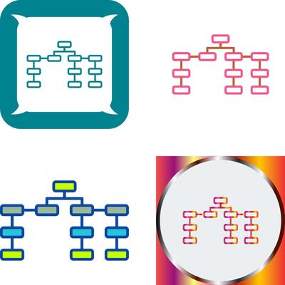 Unique Seo Structure Icon Design