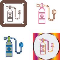 Oxygen Tank Icon Design vector