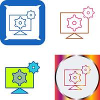 desarrollo herramientas icono diseño vector