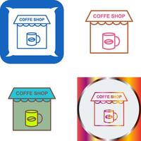 Coffee Shop Icon Design vector