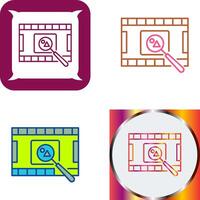 Unique Find Picture Icon Design vector