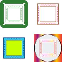 Unique Frame Icon Design vector