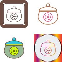 Cookie Jar Icon Design vector