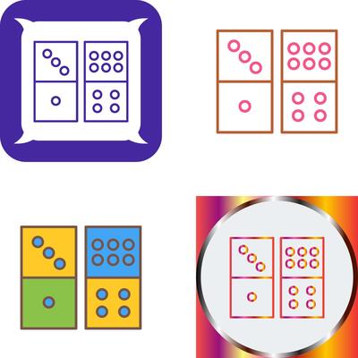 Domino Game Icon Design