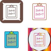 Unique Solving Question Icon Design vector