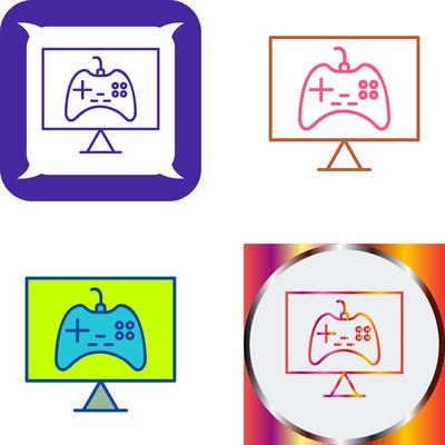 Unique Online Games Icon Design