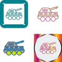 Infantry Tank Icon Design vector