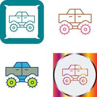 Monster Truck Icon Design vector