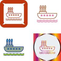 Steamboat Icon Design vector