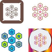 Unique Reputation Management Icon Design vector