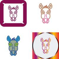 Donkey Icon Design vector