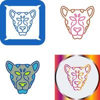 leopard Icon Design vector