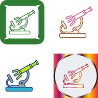 Microscope Icon Design vector