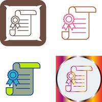 Legal Paper Icon Design vector
