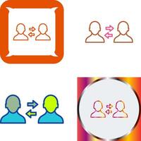 Unique Consulting Services Icon Design vector