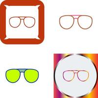 único lentes icono diseño vector