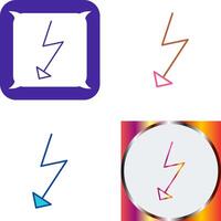 Unique Flash Icon Design vector