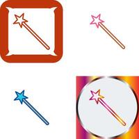 Unique Magic Icon Design vector