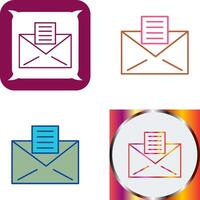 Email Documents Icon Design vector