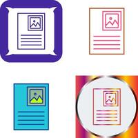 Picture Attachment Icon Design vector