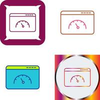 Page Speed Icon Design vector