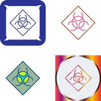 Biological Hazard Icon Design vector