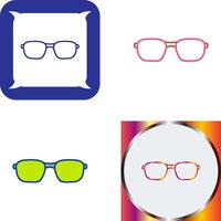 diseño de icono de gafas vector