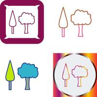 Trees Icon Design vector