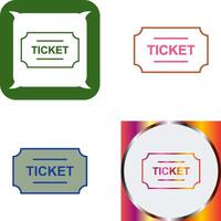 Tickets Icon Design vector