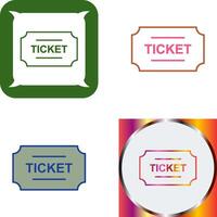 Entradas icono diseño vector