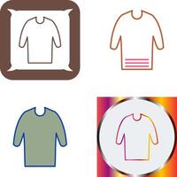 Casual Shirt Icon Design vector