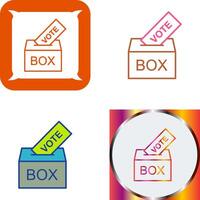 Giing Vote Icon Design vector