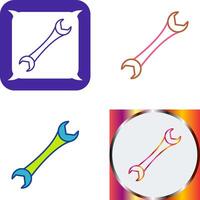 Spanner Icon Design vector