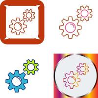 Gears Icon Design vector